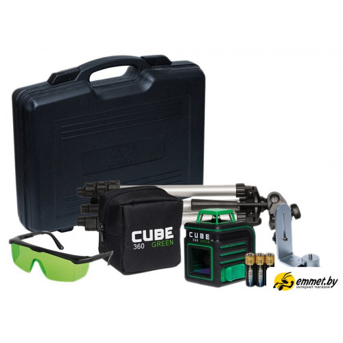 Лазерный нивелир ADA Instruments Cube 360 Green Ultimate Edition [A00470]