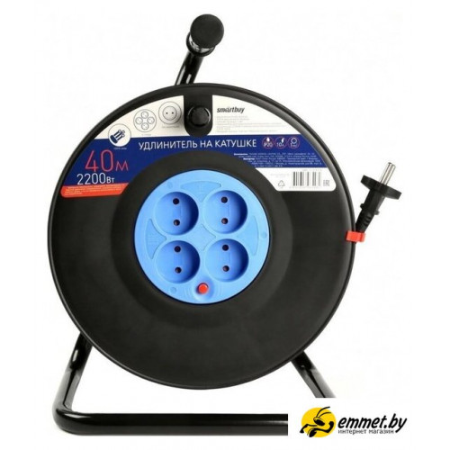 Удлинитель на катушке SmartBuy SBE-10-4-40-N
