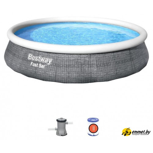 Надувной бассейн Bestway Fast Set 57376 (396x84)
