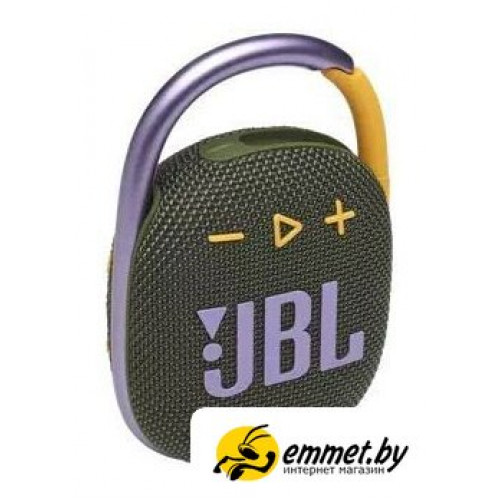 Беспроводная колонка JBL Clip 4 (зеленый)