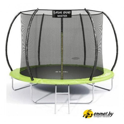 Батут Atlas Sport 252 см - 8ft Master (с лестницей, зеленый)