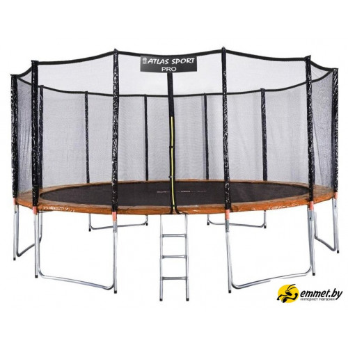 Батут Atlas Sport 490 см - 16ft Pro (оранжевый)