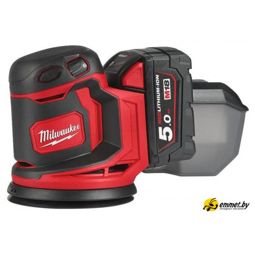 Эксцентриковая шлифмашина Milwaukee M18 BOS125-502B 4933464229 (с 2-мя АКБ, сумка)