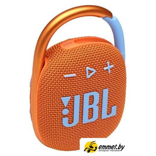 Беспроводная колонка JBL Clip 4 (оранжевый)