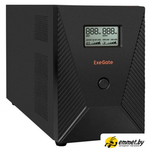 Источник бесперебойного питания ExeGate SpecialPro Smart LLB-3000.LCD.AVR.C13.RJ.USB