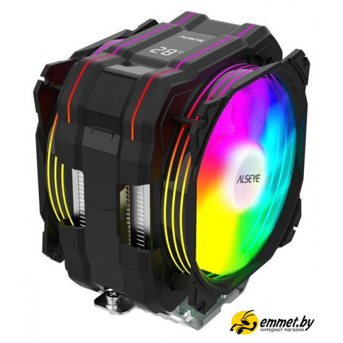 Кулер для процессора ALSEYE M120D Plus (черный)