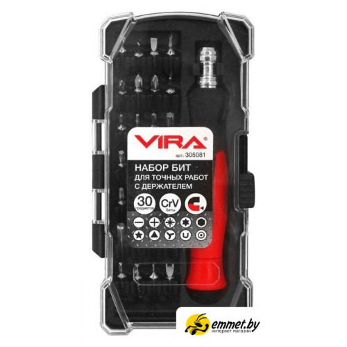 Набор отвертка с битами и головками Vira 305081 (30 предметов)