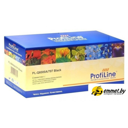 Картридж ProfiLine PL-Q6000A/707-Bk (аналог HP Q6000A, Canon Cartrige 707B)