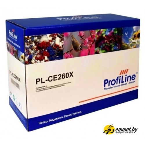 Картридж ProfiLine PL-CE260X-Bk (аналог HP 648A Black)