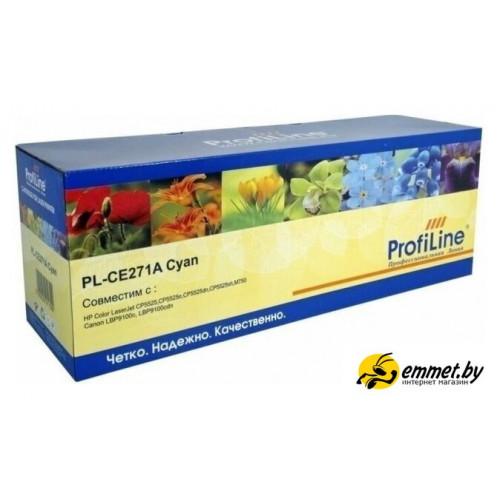 Картридж ProfiLine PL-CE271A-C (аналог HP 650A (CE273A))