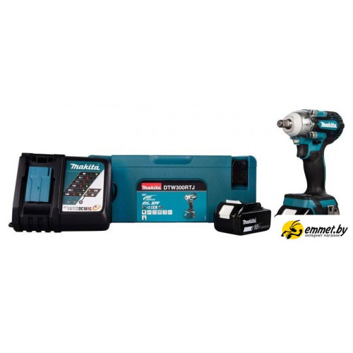 Гайковерт Makita DTW300RTJ (с 2-мя АКБ)