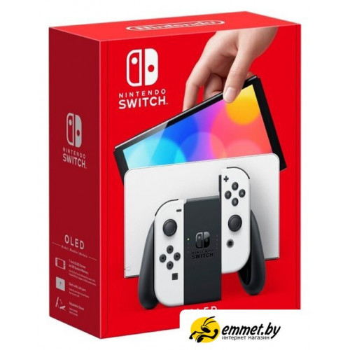 Игровая приставка Nintendo Switch OLED (белый)