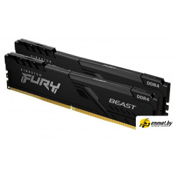 Оперативная память Kingston FURY Beast 2x8GB DDR4 PC4-25600 KF432C16BBK2/16
