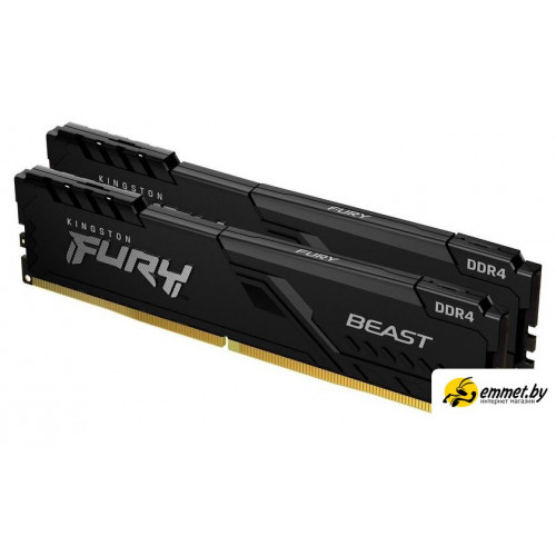 Оперативная память Kingston FURY Beast 2x32GB DDR4 PC4-25600 KF432C16BBK2/64