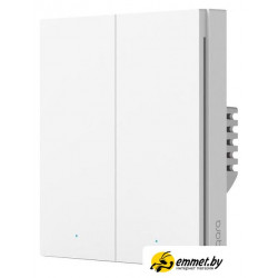 Выключатель Aqara Smart Wall Switch H1 двухклавишный без нейтрали (белый) Выключатель Aqara Smart Wall Switch H1 двухклавишный без нейтрали (белый)