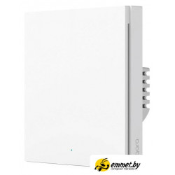 Выключатель Aqara Smart Wall Switch H1 одноклавишный без нейтрали (белый) Выключатель Aqara Smart Wall Switch H1 одноклавишный без нейтрали (белый)