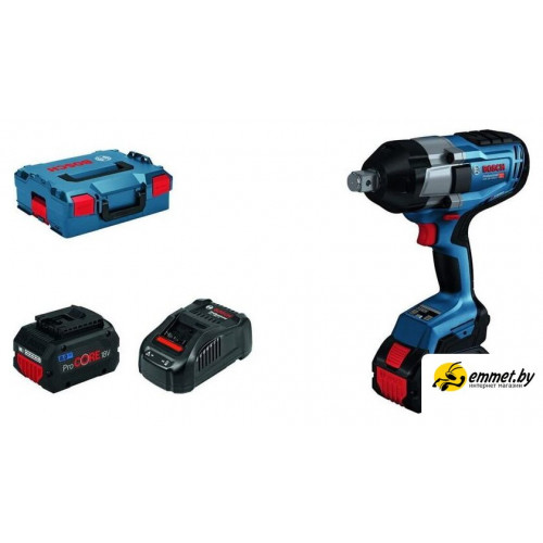 Гайковерт Bosch GDS 18V-1050 H Professional 06019J8502 (с 2-мя АКБ 8 Ah, кейс)