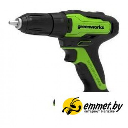 Дрель-шуруповерт Greenworks GD24DD35 3704007 (без АКБ)