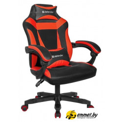 Игровое (геймерское) кресло Defender Master (черный/красный)
