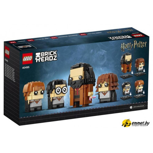 Конструктор LEGO BrickHeadz 40495 Гарри, Гермиона, Рон и Хагрид