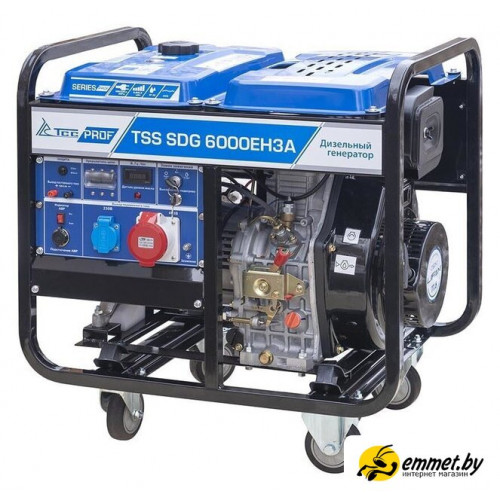 Дизельный генератор ТСС SDG 6000EH3A