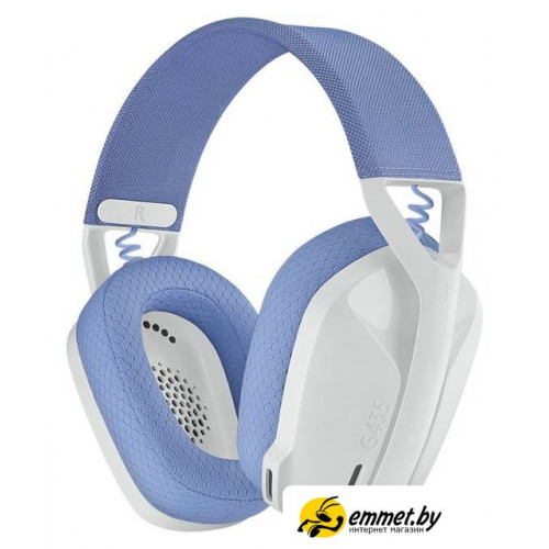 Наушники Logitech G435 Lightspeed (белый/сиреневый)