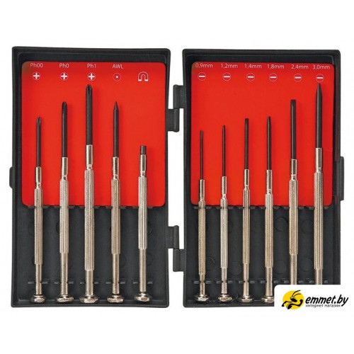 Набор отверток прецизионных TopTools 39D194 (11 предметов)