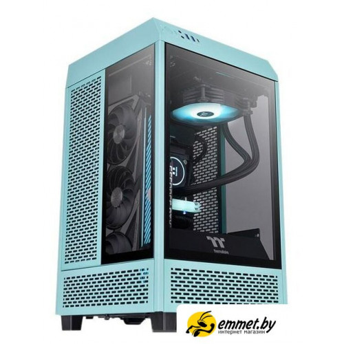 Корпус Thermaltake The Tower 100 Mini Turquoise CA-1R3-00SBWN-00