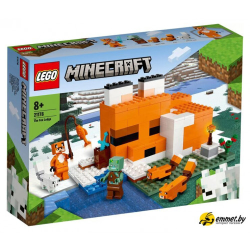 Конструктор LEGO Minecraft 21178 Лисья хижина