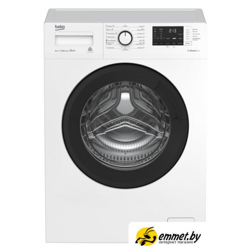 Стиральная машина BEKO SteamCure WSRE6H612ZAW