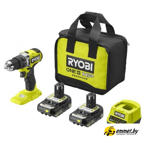 Ударная дрель-шуруповерт Ryobi HP RPD18C-220S 5133004982 (с 2-мя АКБ 2 Ah, сумка)