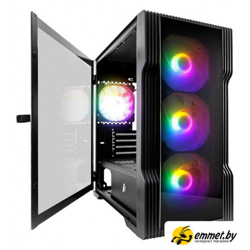 Корпус 1stPlayer Trilobite T3-G (черный)