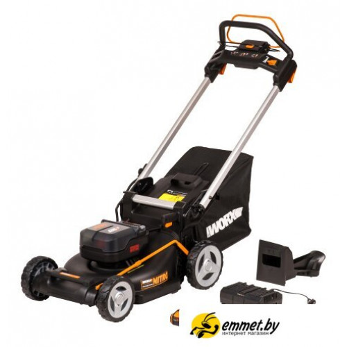 Газонокосилка Worx WG749E (с 2-мя АКБ)