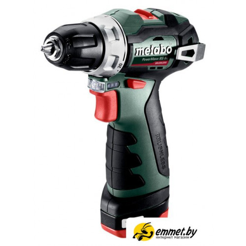 Дрель-шуруповерт Metabo PowerMaxx BS BL 601721500 (с 2-мя АКБ, кейс)
