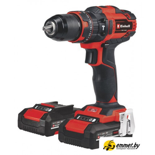 Дрель-шуруповерт Einhell TE-CD 18/40 Li BL 4513995 (с 2-мя АКБ, кейс)