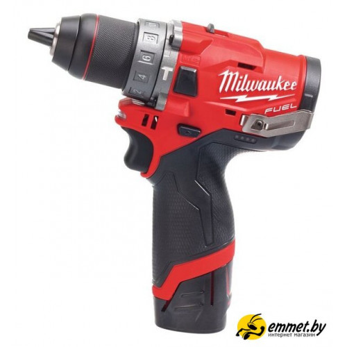 Ударная дрель-шуруповерт Milwaukee M12 FPD-202X Fuel 4933459802 (с 2-мя АКБ, кейс)