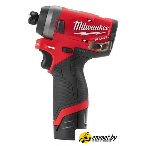 Винтоверт Milwaukee M12 FID-202X 4933459823 (с 2-мя АКБ, кейс)