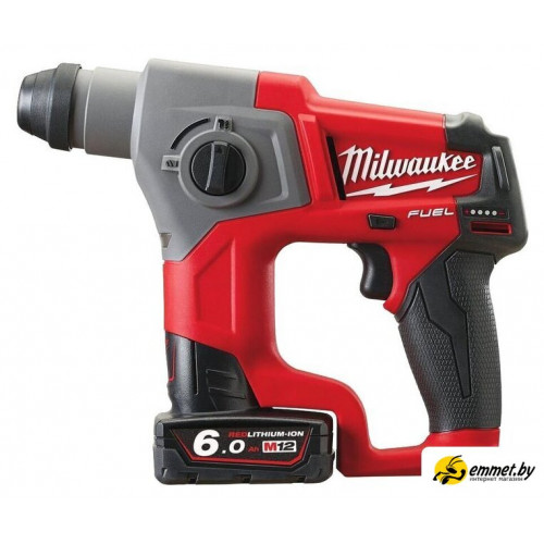 Перфоратор Milwaukee M12 CH-602X FUEL 4933451510 (с 2-мя АКБ, кейс)