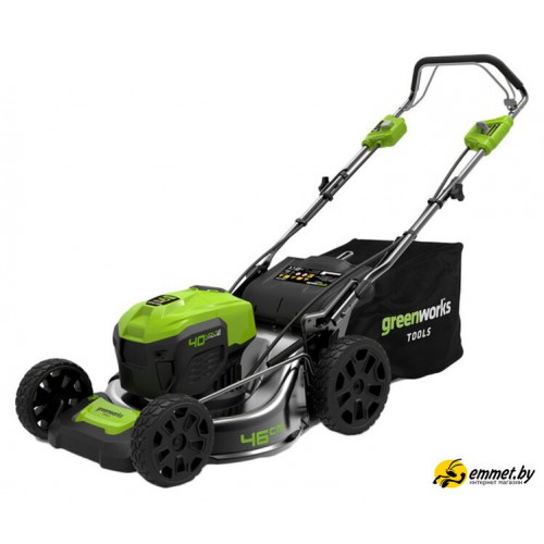 Газонокосилка Greenworks GD40LM46SPK4 2506807UB (с 1-им АКБ 4 Ah)