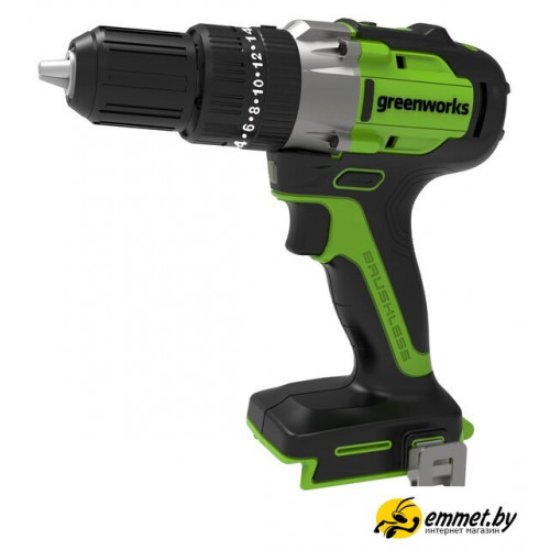 Ударная дрель-шуруповерт Greenworks GD24DD60 3704107 (без АКБ)