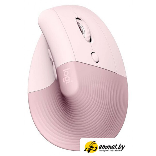 Вертикальная мышь Logitech Lift (розовый)