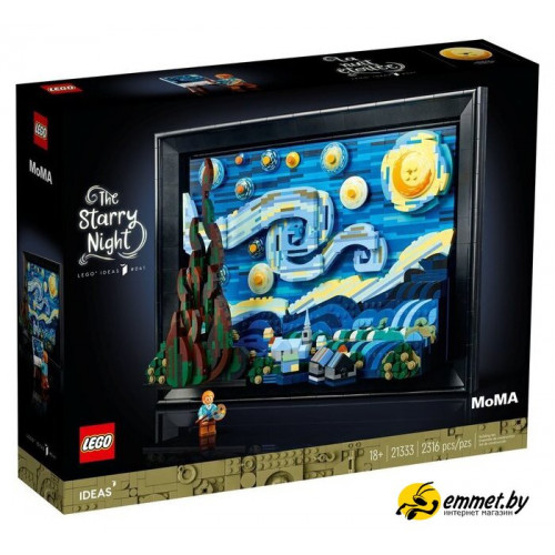 Конструктор LEGO Ideas 21333 Винсент Ван Гог - Звездная ночь