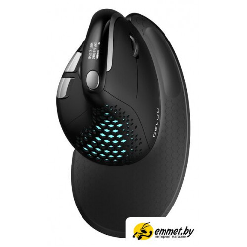 Вертикальная мышь Delux Seeker M618XSD (черный)