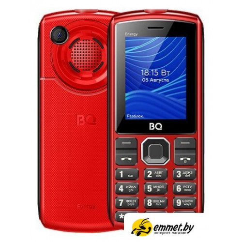 Кнопочный телефон BQ BQ-2452 Energy (красный)