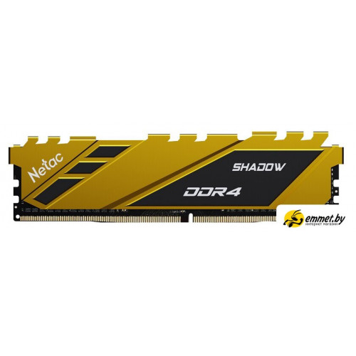 Оперативная память Netac Shadow 8ГБ DDR4 3200 МГц NTSDD4P32SP-08Y