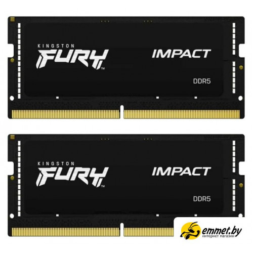 Оперативная память Kingston FURY Impact 2x8 ГБ DDR5 4800 МГц KF548S38IBK2-16