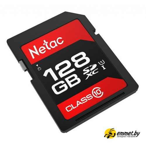 Карта памяти Netac SDXC 128GB U1/C10 Netac P600 NT02P600STN-128G-R