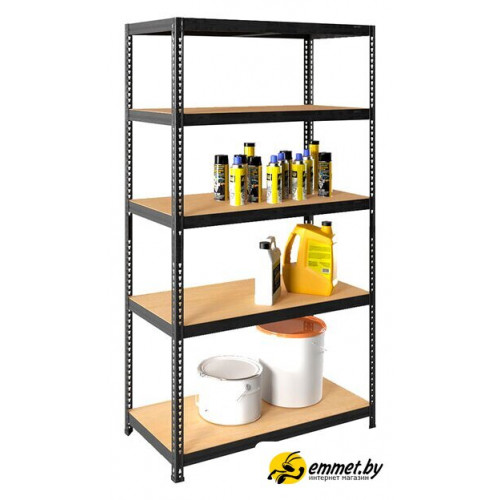Стеллаж Практик SBL 180KD/90x40/5 (RAL 7016 муар)