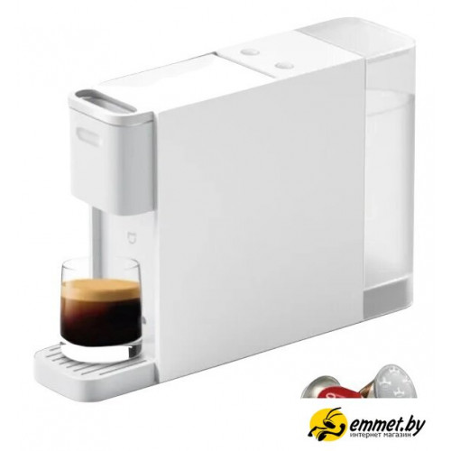 Капсульная кофеварка Xiaomi Mijia Capsule Coffee Machine S1301 (с переходником на евровилку, белый)