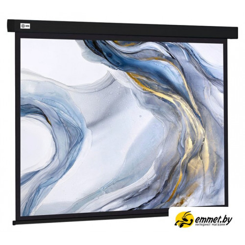 Проекционный экран CACTUS Wallscreen 180x180 CS-PSW-180X180-BK